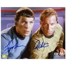 STAR TREK Trekkie LEONARD NIMOY AND WILLIAM SHATNER 2 x Signed PHOTO PRINTS 6X4 