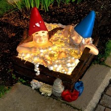 Solar led gnome - led, ornament
