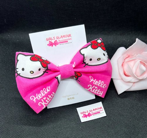 Pink cat bow - cat, tie