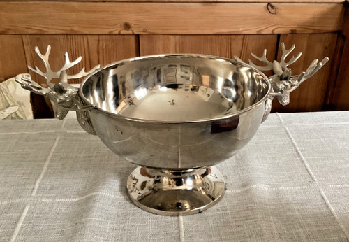 Large silver plated round - large,