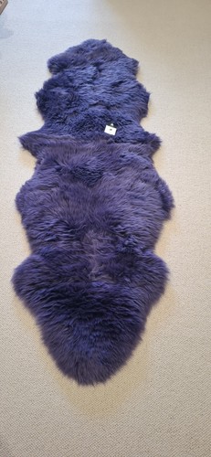Genuine sheepskin rug - , double