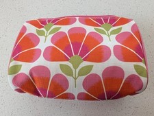 Clinique Make Up Bag/Toiletry Travel pouch floral design new