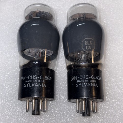 Matched pair sylvania jan chs - pair,
