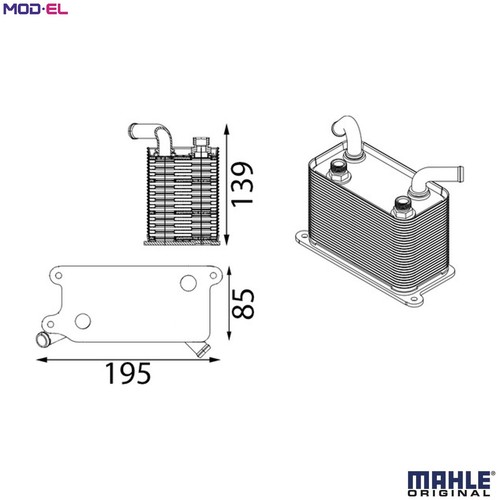 Oil cooler automatic - oil,