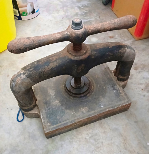 Book press bookbinding - press,