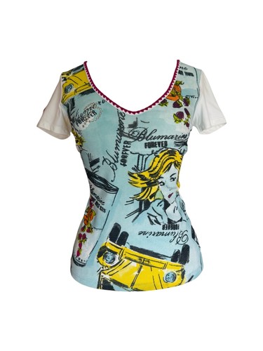 Blumarine jeans comic graphic - blumarine,