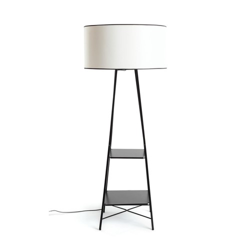 Floor lamp black white 147cm - floor,
