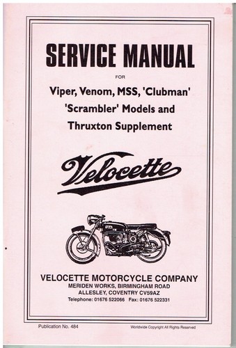 Velocette viper venom - velocette,