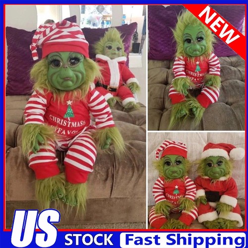 Christmas grinch baby - grinch, stuffed
