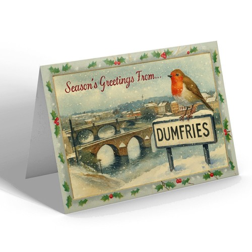 Christmas card dumfries - christmas,