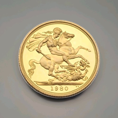 1980 gold proof full sovereign - 1980,