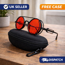 Vintage Round Punk Sunglasses