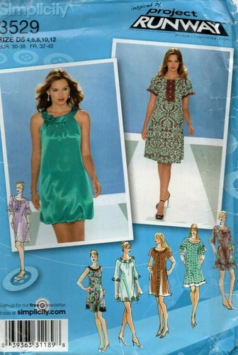 Simplicity sew pattern - sew, 3529