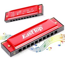EASTTOP Diatonic C Key Harmonica 10Holes Blues harmonica Mini Mouth Organ Kids