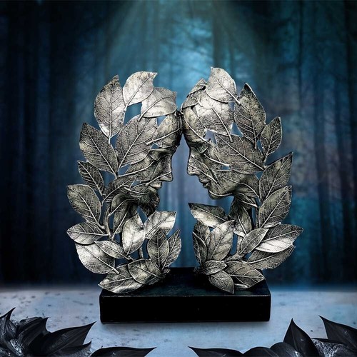 Large leaves lovers abstract - large,