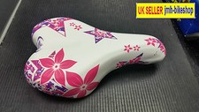 Childs bike Saddle Pink White