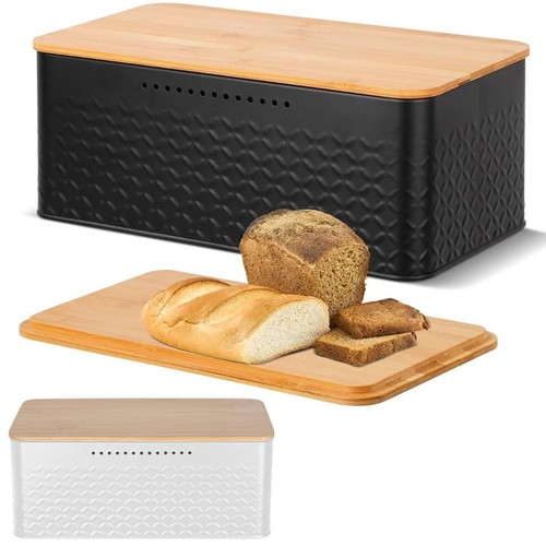Metal bread bin - bin, storage