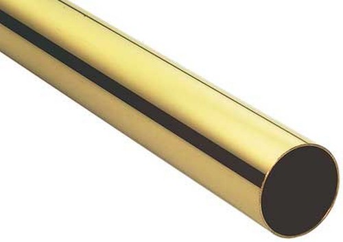 Polished brass tube wardrobe - brass,