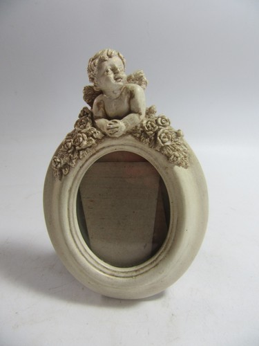 Small plaster cherub photo - small,