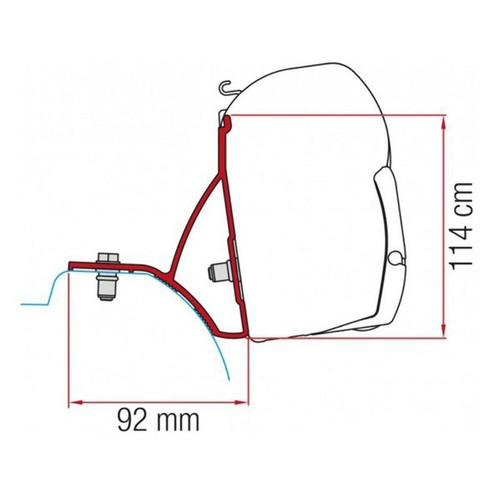 Fiamma kit for renault - kit,