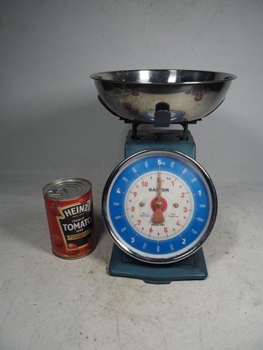 Vintage blue salter kitchen - salter,