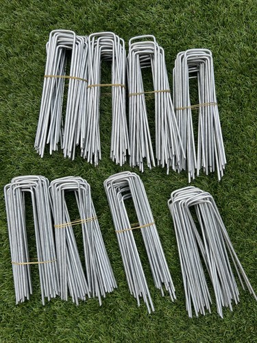 200x galvanised pins - u, weed