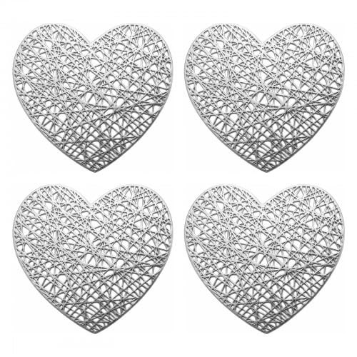 Heart shaped coasters - coasters, of
