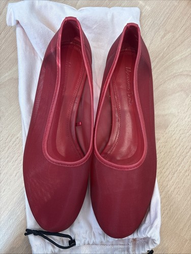 Massimo dutti red mesh ballet - massimo,