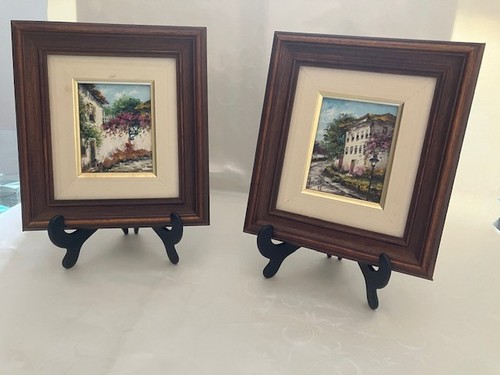 Pair vintage signed - vintage,