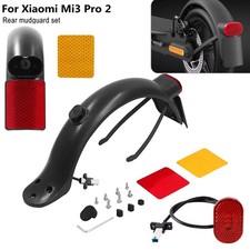 Rear Fender Mud Guard +Taillight Kit for Xiaomi PRO2/Mi3/1s/M365 E-Scooter Parts