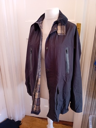 Barbour navy tartan lined - tartan,