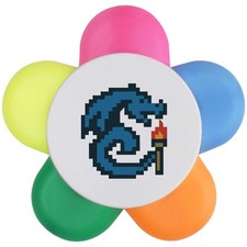 '8-Bit Wyvern with Torch'