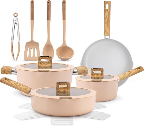 Ceramic pots and - pans, set