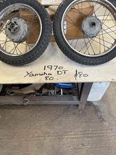 1970 Yamaha DT 80 Front And Rear Wheels