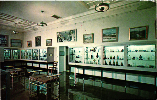 Vintage postcard museum - vintage,