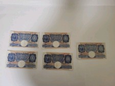 Five banknote england one - five,