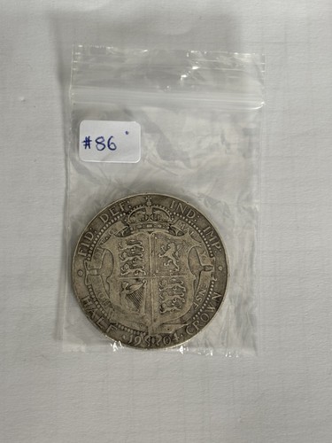 1904 edward vii silver half - 1904,