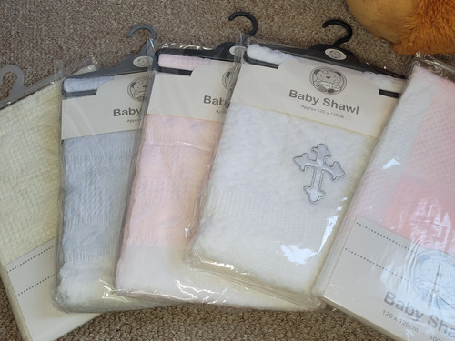 Baby shawl blanket reduced - ,