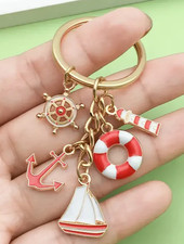 Sailboat Novelty Key Ring -