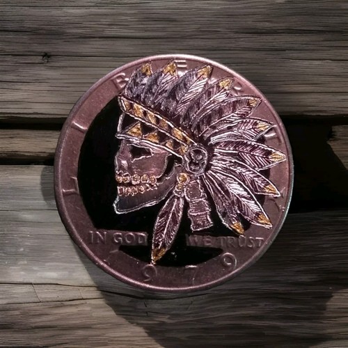 Hobo nickel hand carved - nickel,