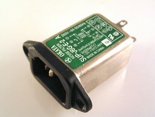 Okaya SUP-J6G-E-2A Noise Filter IEC Input Socket 250VAC 6A 40'C OM0387G
