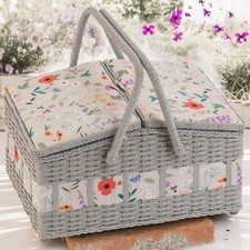 Sewing basket box wildflower - sewing, 'wildflower'