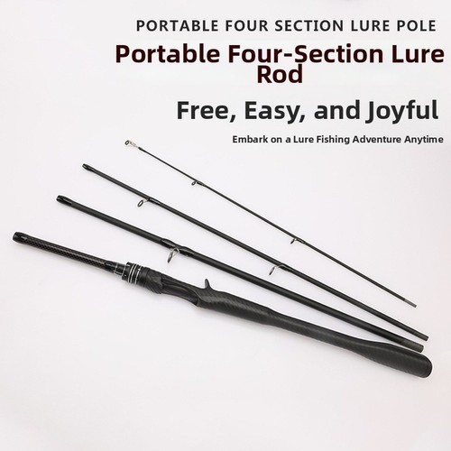 Telescopic lure rod carbon - telescopic,
