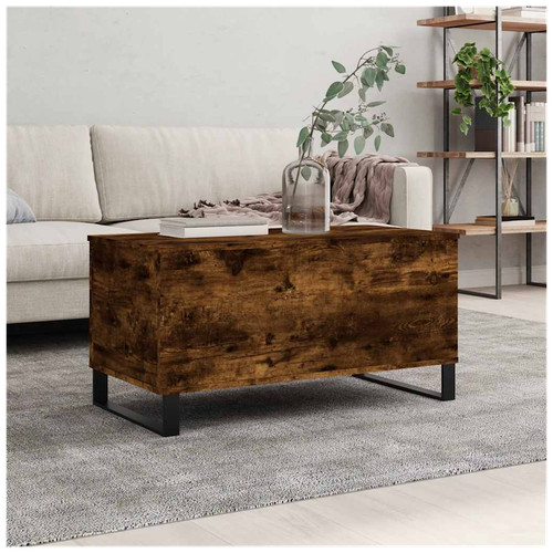 Coffee table smoked oak x - oak, 90