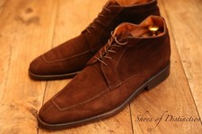 Stemar Brown Suede Derby Boots