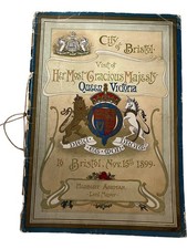 Queen Victoria Visit Bristol Programme 1899 Official Royal Memorabilia