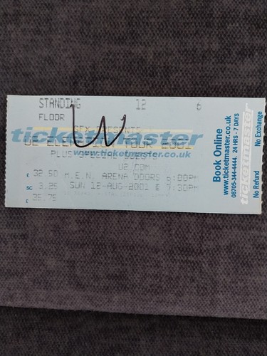 Original used gig ticket - original,