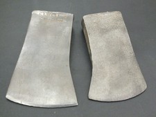 PAIR VINTAGE AXE HEADS ELWELL
