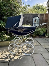 Navy Silvercross Kensington Heritage Pram With Accessories