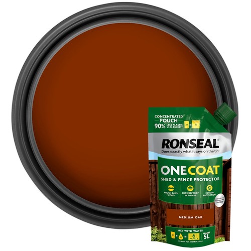 Ronseal one coat shed fence - coat,
